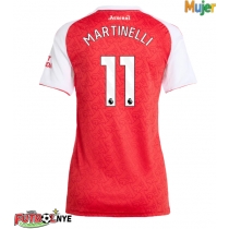 Camiseta Arsenal Gabriel Martinelli #11 Primera Equipación para mujer 2025-26 manga corta